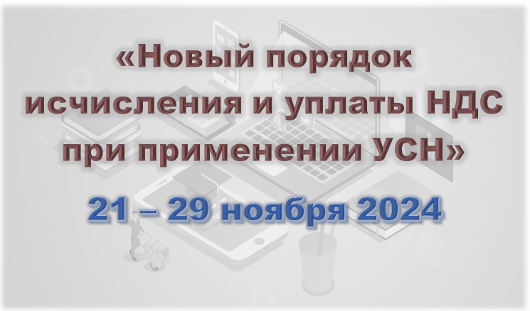 НДС при УСН. Налоговая амнистия (21-29 ноября 2024)